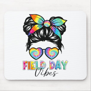 School Field Day Fun Tie Dye Field Day 2025 Girls Mouse Mat