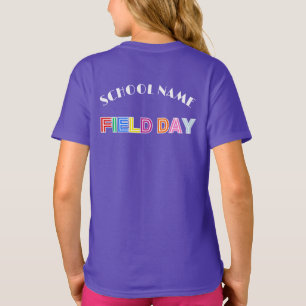 School field day Sport day 2025 Team crew squad T-Shirt