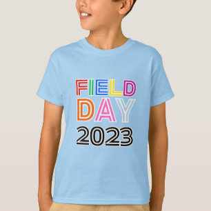 School field day Sport day 2025 Team crew squad T-Shirt