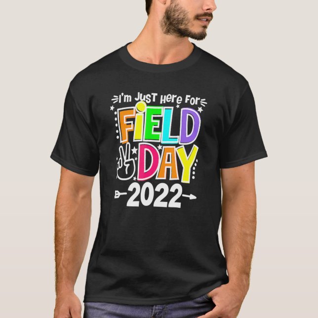 School Field Day Teacher T-Shirt (Front)