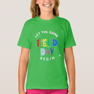 School field day Team Cheer stand,leading Squad T-Shirt