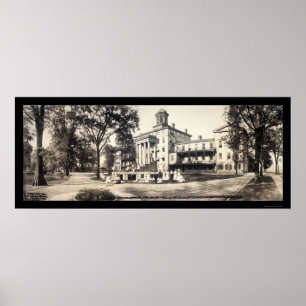 School for Deaf, IN Photo 1908 Poster