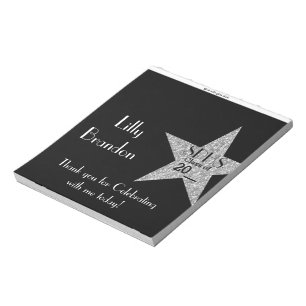 School Graduation Candy Bar Wrapper Party Favour Notepad