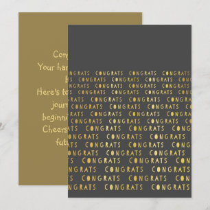 School Graduation Congratulations Greeting Card