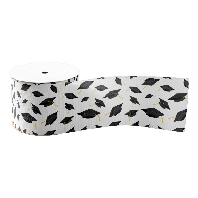 School Graduation Congratulations Grosgrain Ribbon (Spool)