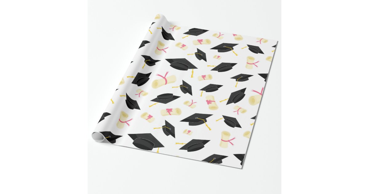 School Graduation Congratulations Wrapping Paper | Zazzle