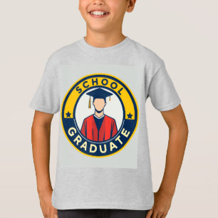 School Graduation Emblem T-Shirt