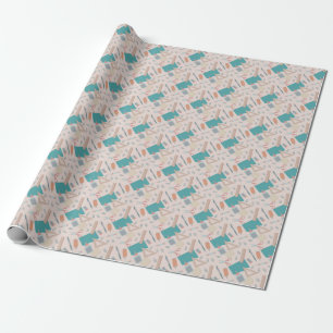 School green funny pattern Wrapping Paper