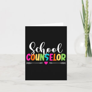 School Guidance Counsellor Appreciation Ck To Scho Card