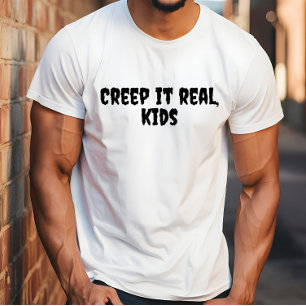 School halloween humour teacher black typography T-Shirt