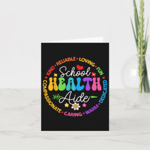 School Health Aide Squad Funny Back To School Nurs Card