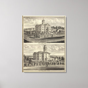 School houses, San Jose, California Canvas Print