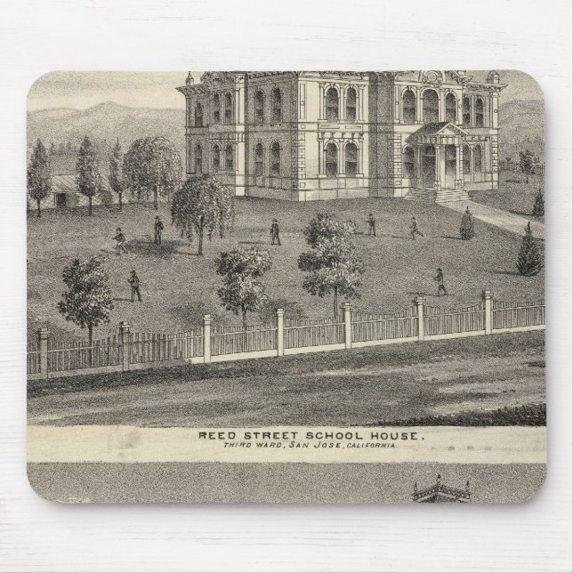 School houses, San Jose Mouse Mat (Front)