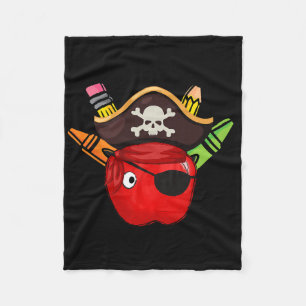School International Talk Like A Pirate Day Pirate Fleece Blanket