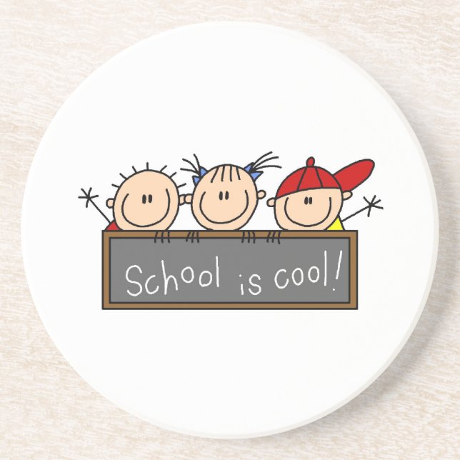 School is Cool Coaster (Front)