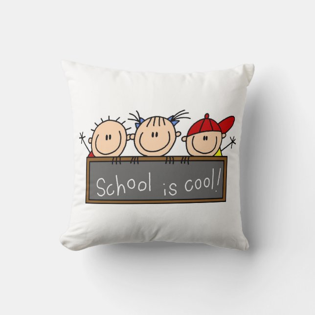 School is Cool Cushion (Front)