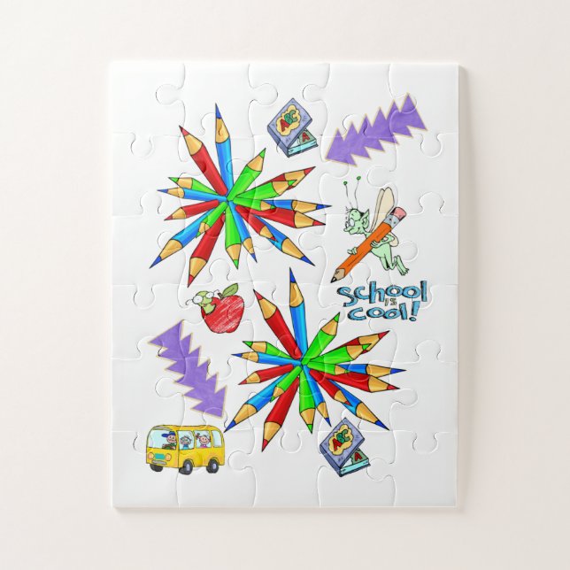 School is Cool Jigsaw Puzzle (Vertical)