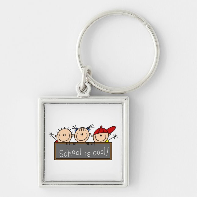 School is Cool Key Ring (Front)