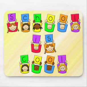 School is Cool - Kids Mouse Mat