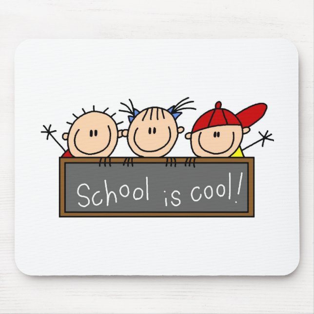 School is Cool Mouse Mat (Front)