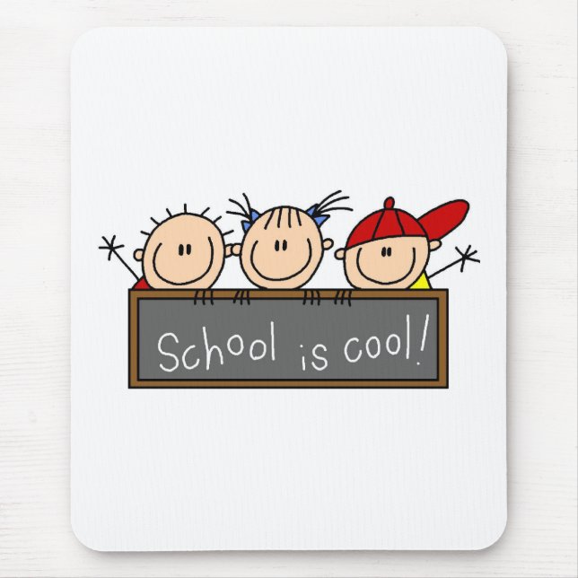 School is Cool Mouse Mat (Front)