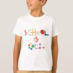 School is Cool on Boy's T-Shirt