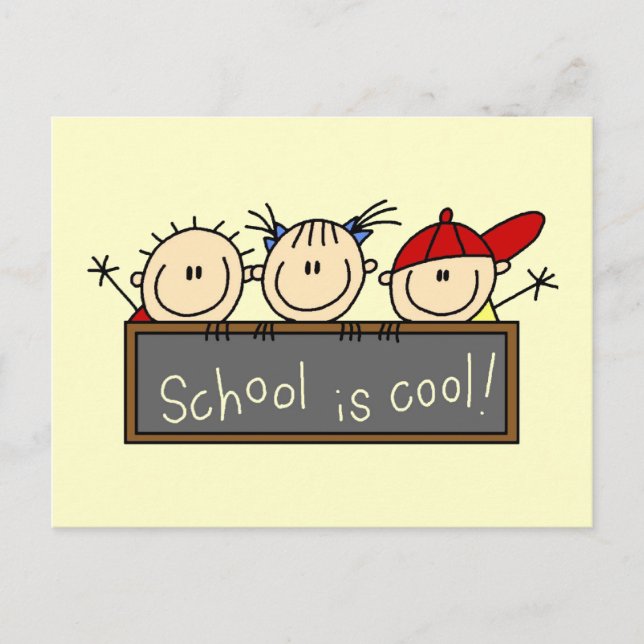 School is Cool Postcard (Front)