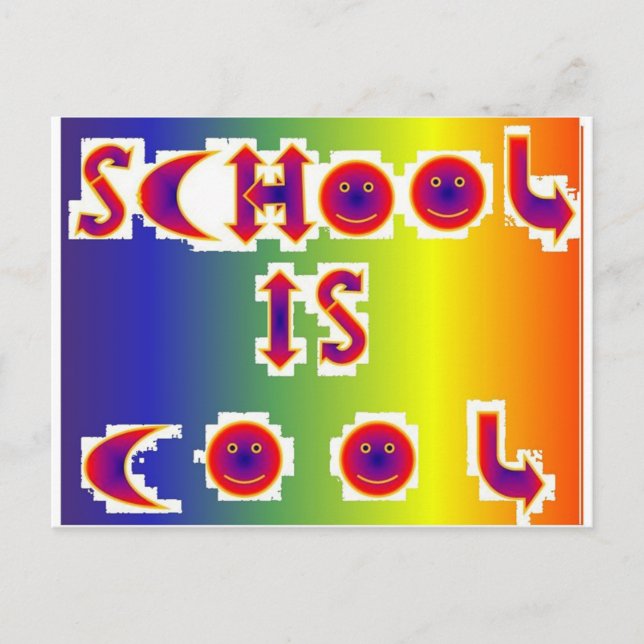 School is Cool Postcard (Front)