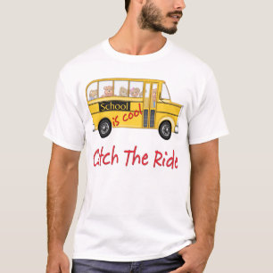 School is Cool School bus T-Shirt