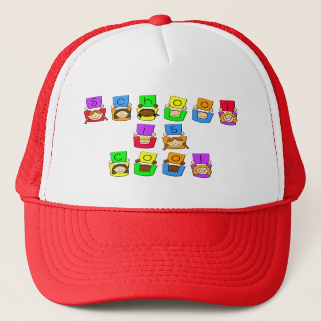 School is Cool - Trucker Hat (Front)