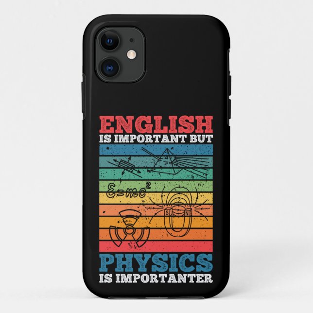 School Is Important But Physics Is Importanter wh. Case-Mate iPhone Case (Back)