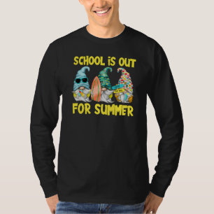 School Is Out For Summer Teacher Gnome For Women P T-Shirt