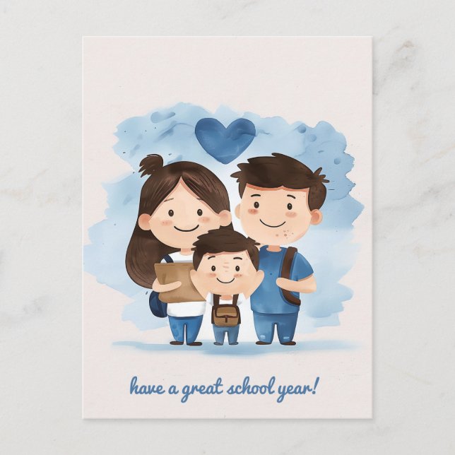 School Kids Postcard (Front)
