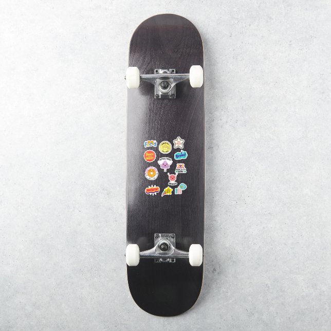School kids reward Custom-Cut Vinyl Sticker (Skateboard)