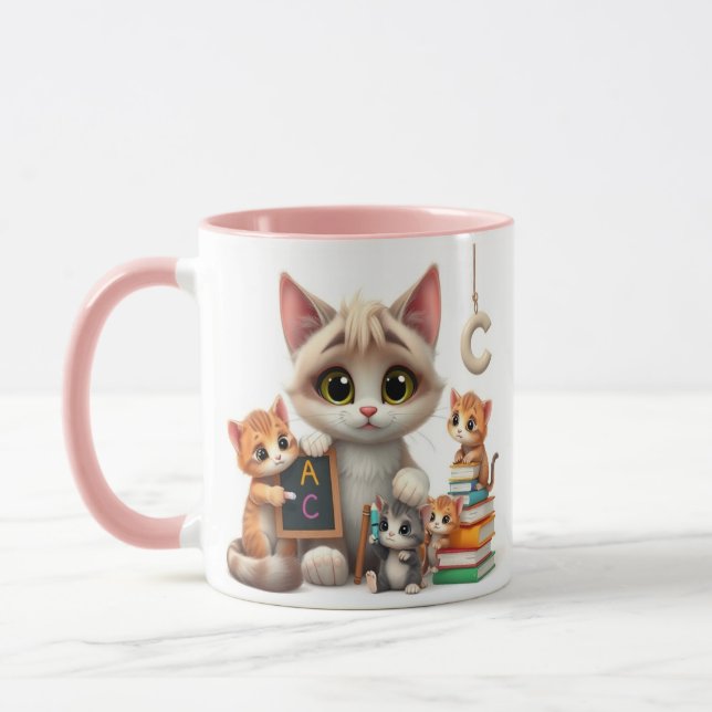 School Kittens Study Buddy Mug (Left)