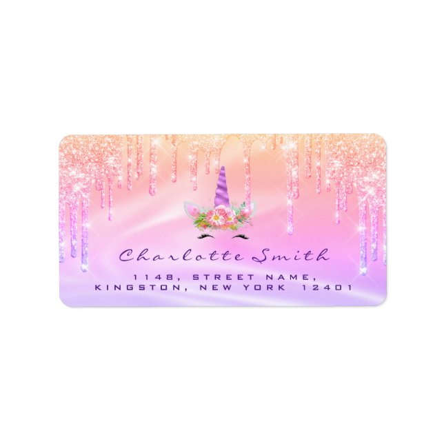 School Label Holograph Unicorn Online Shop Logo (Front)