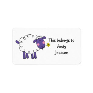 School Labels ( sheep )