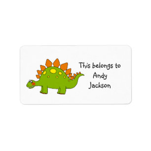 School Labels ( stegosaurus )