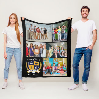 School Leaver Photo Memory Collage Blanket