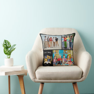 School Leaver Photo Memory Collage class of 2026 Cushion