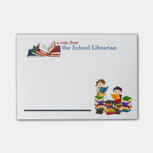 School Librarian Post-it Notes