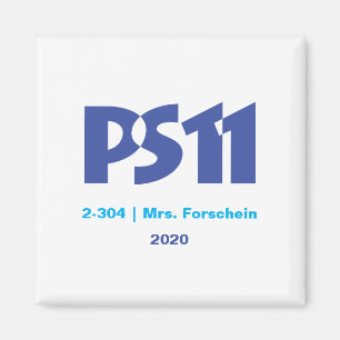 School logo Simple Magnet