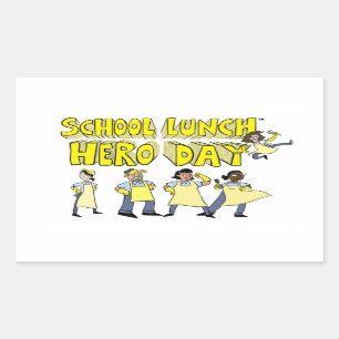 School Lunch Hero Day sticker