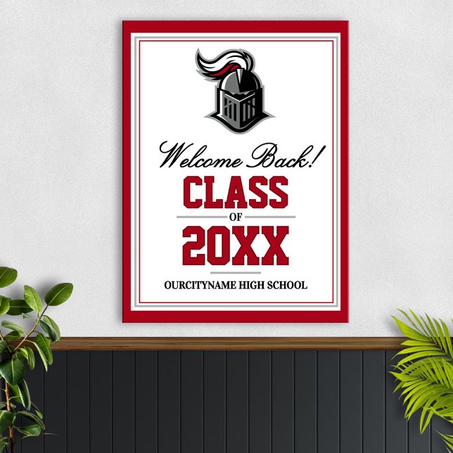 School Mascot Class Reunion Welcome Poster (Creator Uploaded)