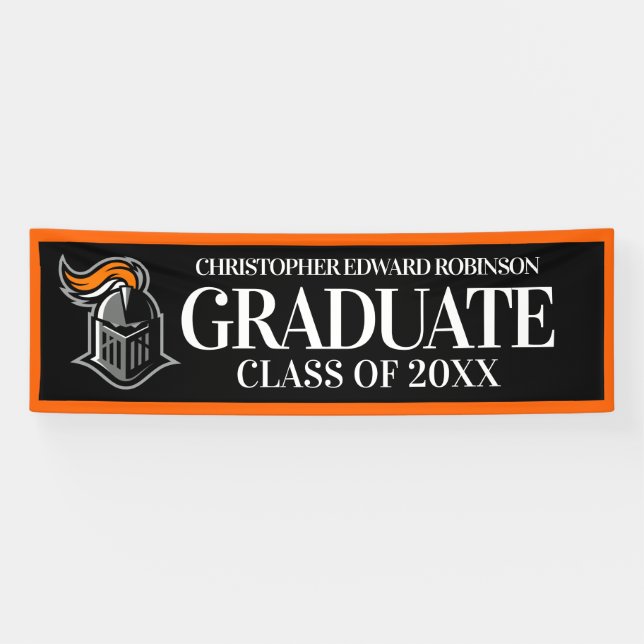 School Mascot Graduation Banner (Horizontal)