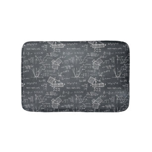 School Math Teacher Gift Nerdy Algebra Bath Mat
