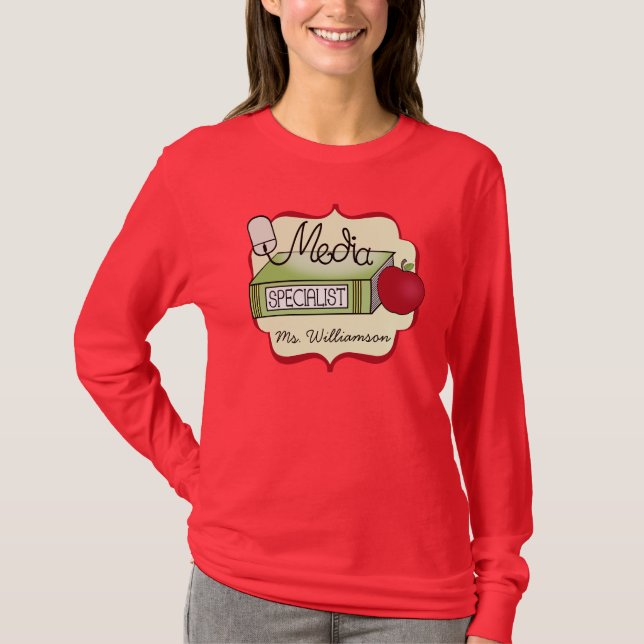 School Media Specialist T-Shirt (Front)