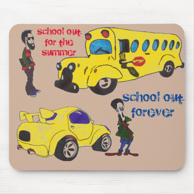 school mouse mat (Front)