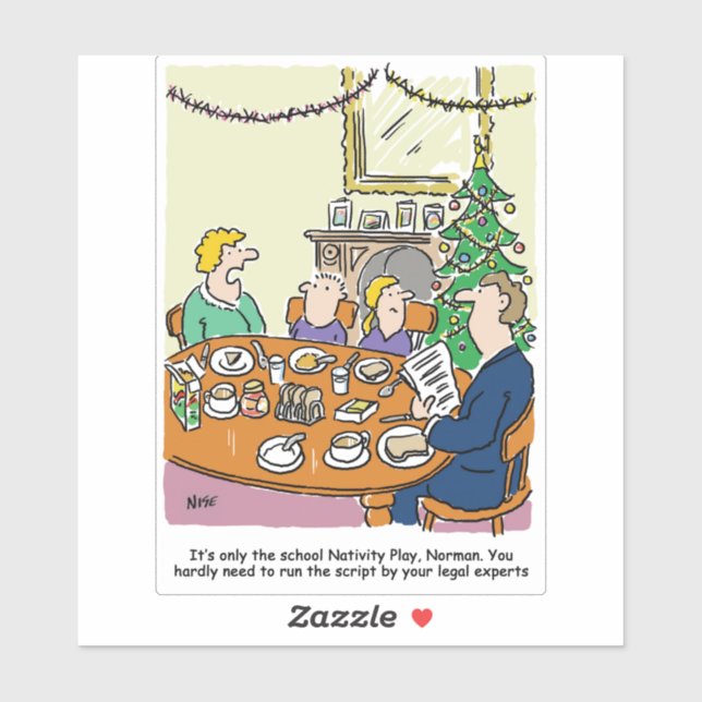 School Nativity Play Script Legal Check Cartoon (Sheet)