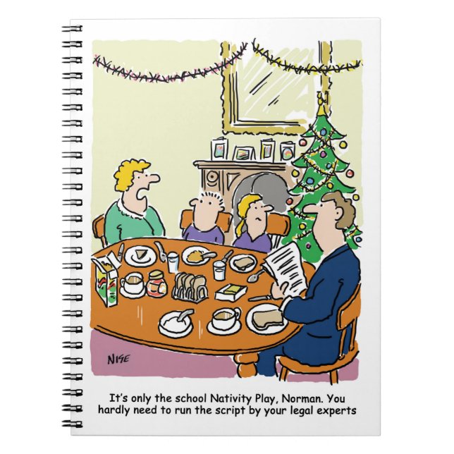 School Nativity Play Script Notebook (Front)